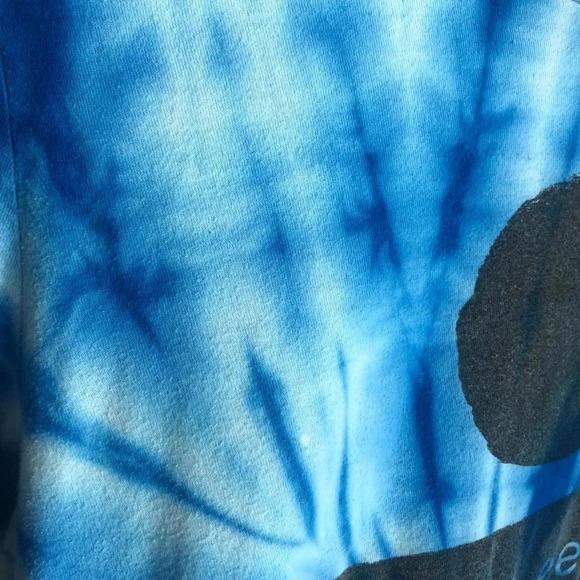 sale ED Sheeran Divide Album Logo Blue Tie Dyed T-Shirt Unisex Medium Concert - Picture 6 of 8